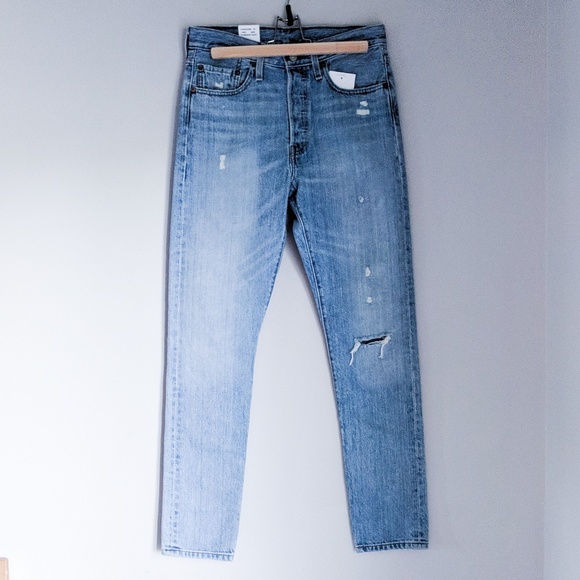 NEW SIZES!! NWT Levi's 501 Skinny Leg Raw Denim - Picture 2 of 6